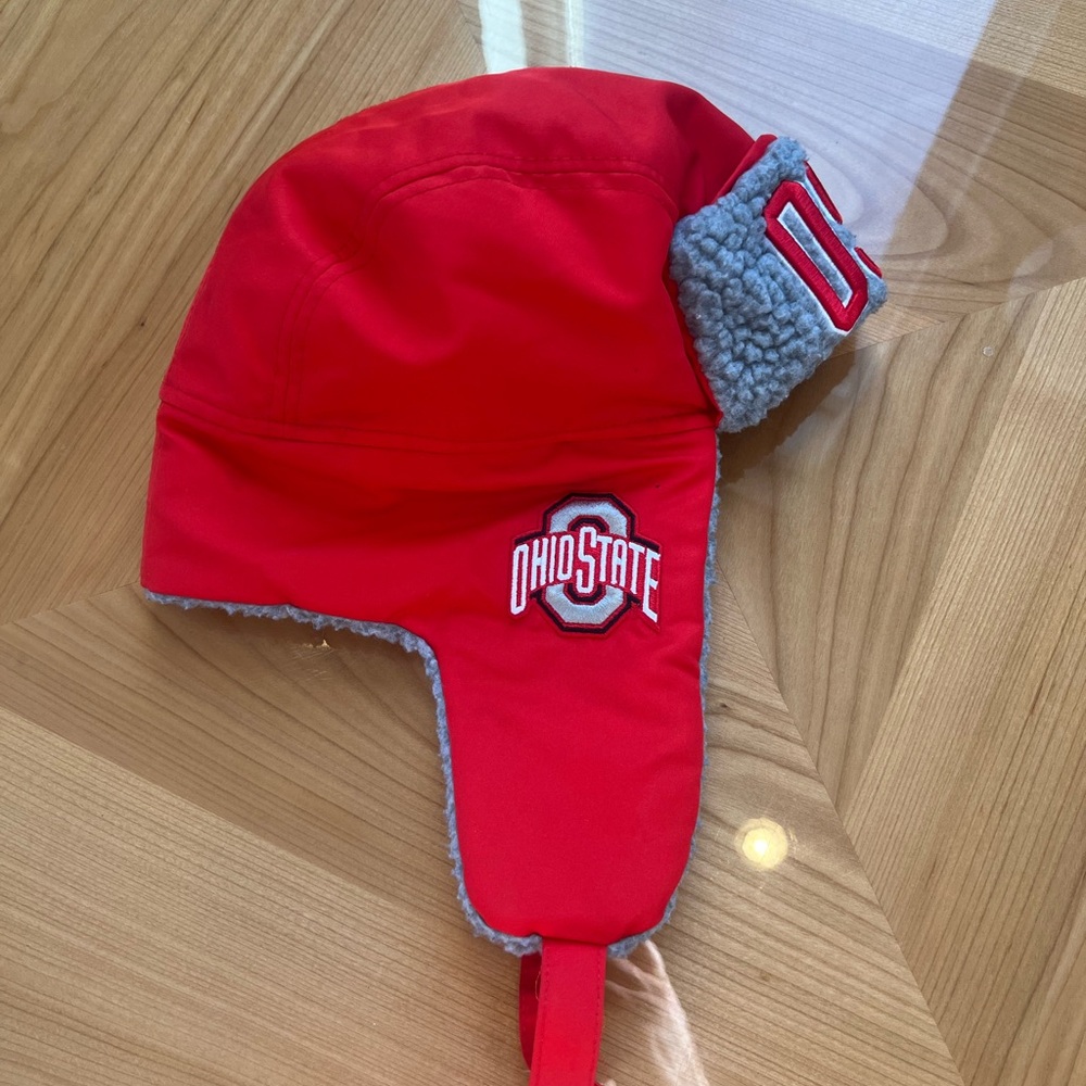 Ohio State Red Earflap Hat